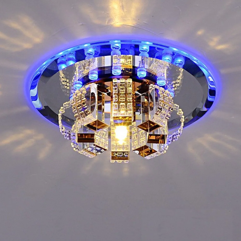 Modern Crystal LED Ceiling Lamp 9W Ceiling Light Fixture Lighting Ceiling Lights For bedroom Aisle Corridor Kitchen