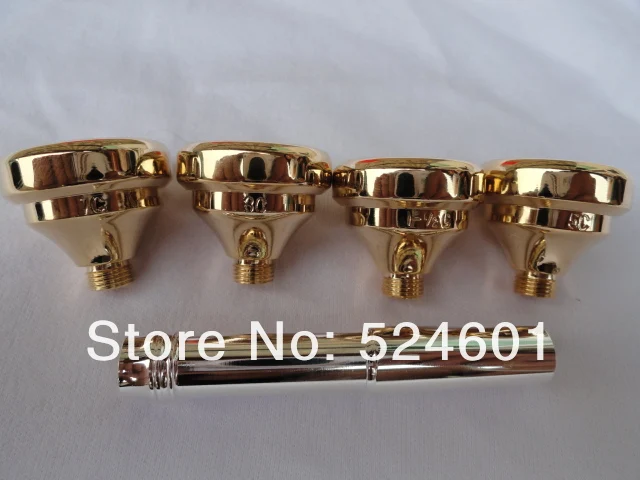 JK Model Of Multi-function Four Mouth Surface Gold-plated Brass Instrument For Bb Trumpet High Quality Instrument Accessories