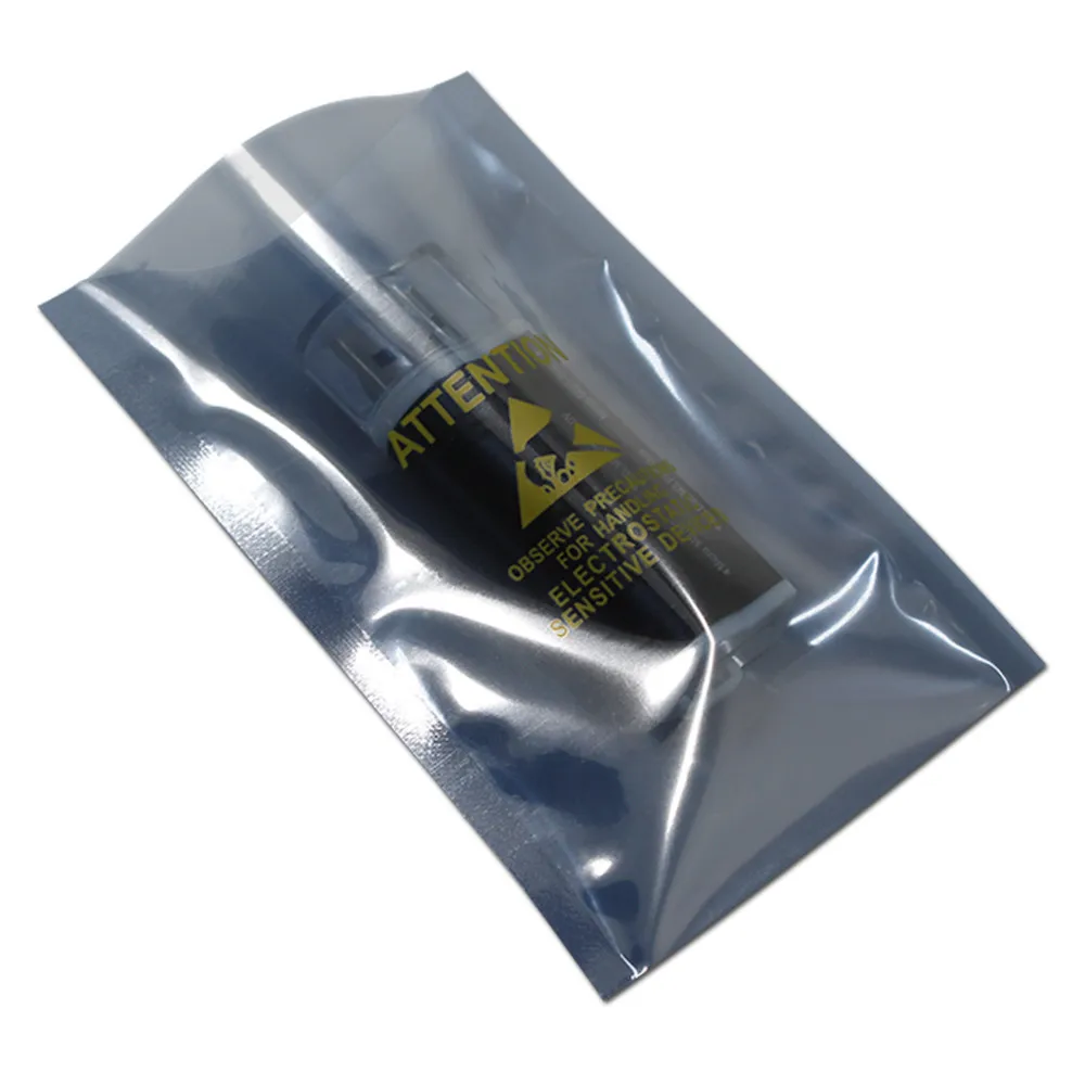 

500Pcs Open Top Antistatic Packaging Bag Anti-Static Shielding Storage Bags Anti Static Packing Pouches for Electronics