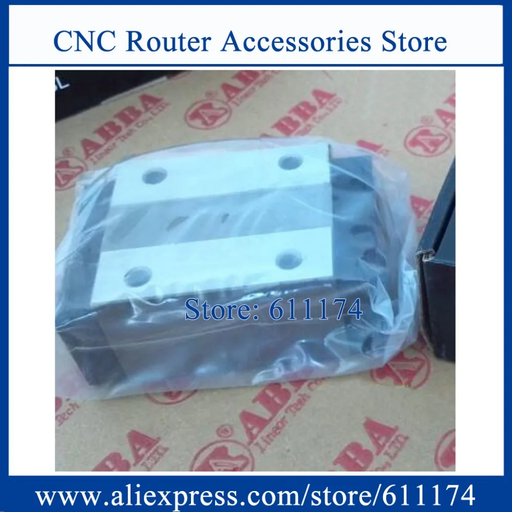 Original Taiwan ABBA Linear bearings BRS20BS, slider block BRC20SU, Square slider blocks