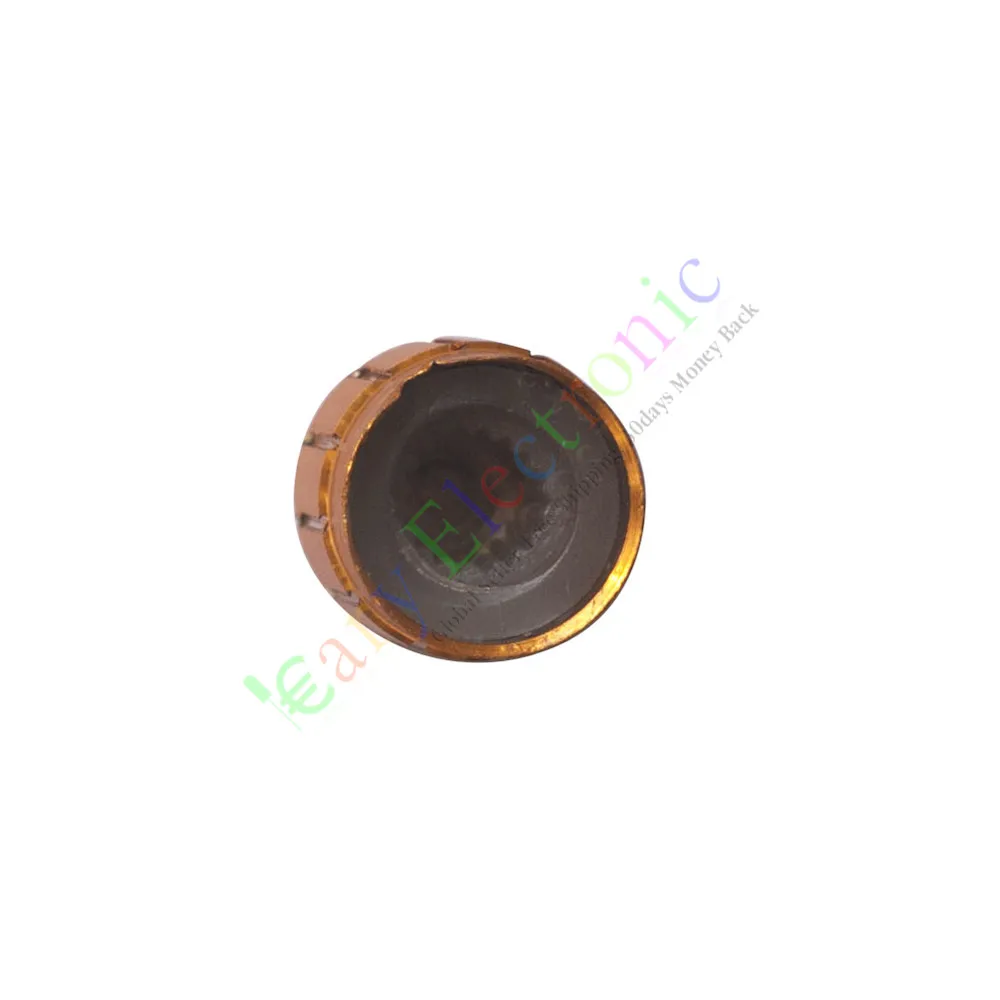 Vente en gros et au détail 10 pièces 13mm pédale supérieure jupe bouton doré tube de guitare ampli JAZZ basse audio pièces de bricolage livraison gratuite