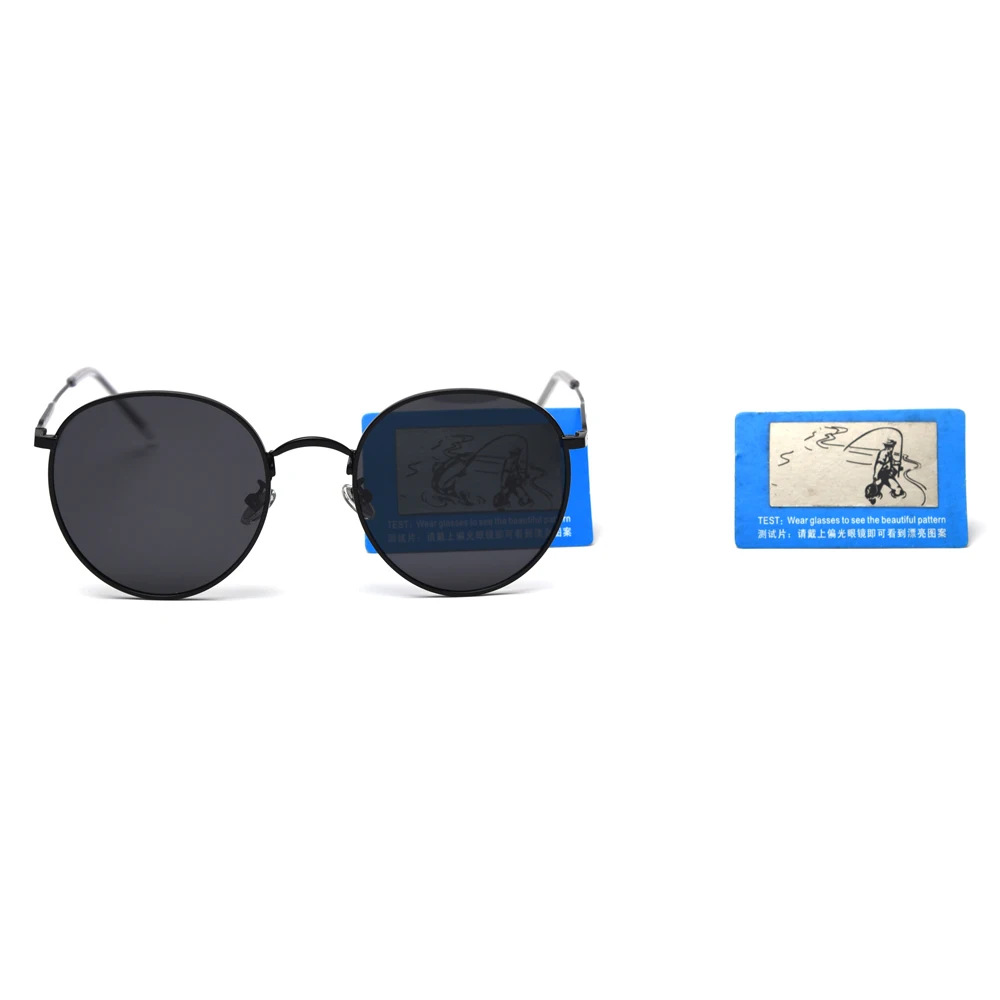 Peekaboo metal round sunglasses women polarized red orange retro sun glasses for men driving eyewear accessories 2019 summer