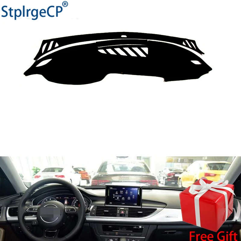 for AUDI A6 A6L 2012 2013 2014 2015-2018 dashboard mat Protective pad Shade Cushion Pad interior sticker car styling accessories