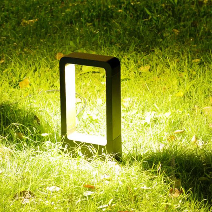 IP65 Outdoor Waterproof LED Lawn Lamp 10W Floor Lamp Garden Yard Aluminum