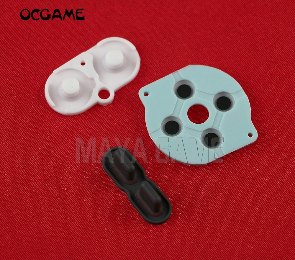 1 комплект резиновых проводящих кнопок A-B D-pad для GameBoy Pocket GBP, силиконовая клавиатура Start Select