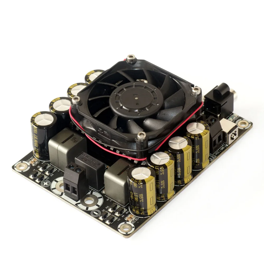 1 × 500ワットクラスdデジタルオーディオアンプボードt-ampハイファイ高電力ステレオ車のサブウーファー車amp