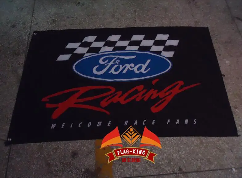 

ord car racing team flag,Ford car club banner,90*150CM polyster flagking brand flag