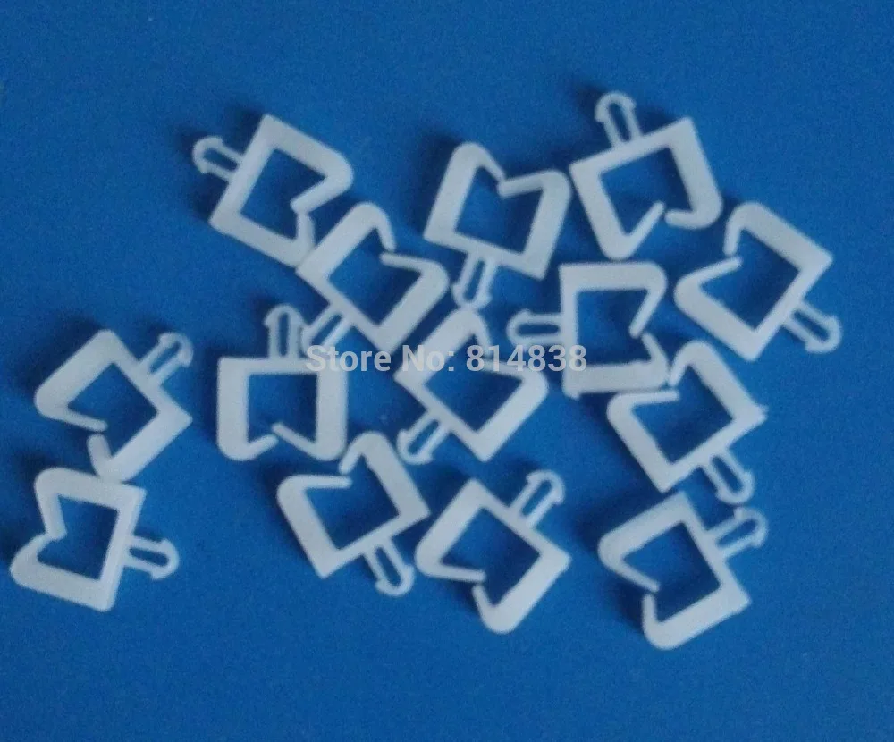 

Wkooa MWS-8 White Plastic Miniature Wire Mount Cable Tie Holder Beam Line Block 2000 Pcs