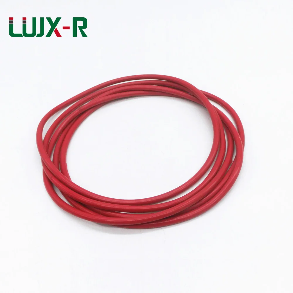 LUJX-R 2mm O Ring Seal Thickness Red Silicone O-ring Sealing VMQ O Ring Washer OD 32/33/35/37/38/40/42/45mm Oring Seals Gasket