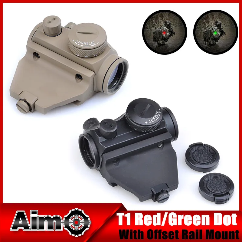 Aim-O Red Dot RifleScope Sight with Vertical Offset High Scope Mount For Air Gun AO5030