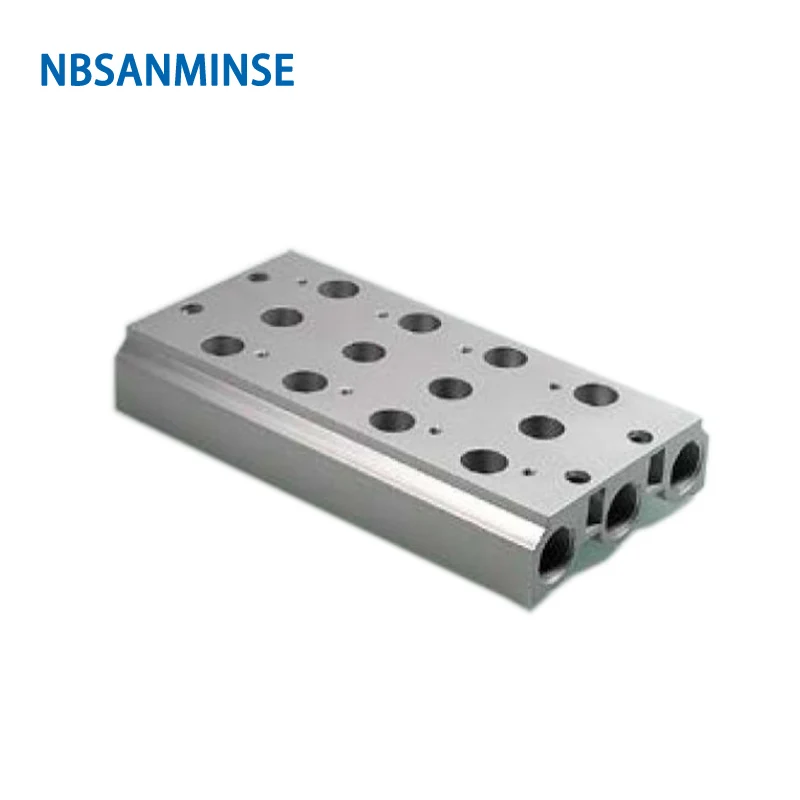 

NBSANMINSE VF3130 VF5120 Solenoid Valve Manifold Vavle Plate SMC Series Conflux Board High Quality