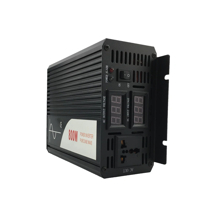 800W pure sine wave solar power inverter DC 12V 24V 48V  to AC 110V 220V