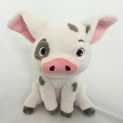 Disney New Authentic 35cm Moana Maui Heihei pet pig Pua Soft stuffed Plush Toy Doll Movie Princess soft toys