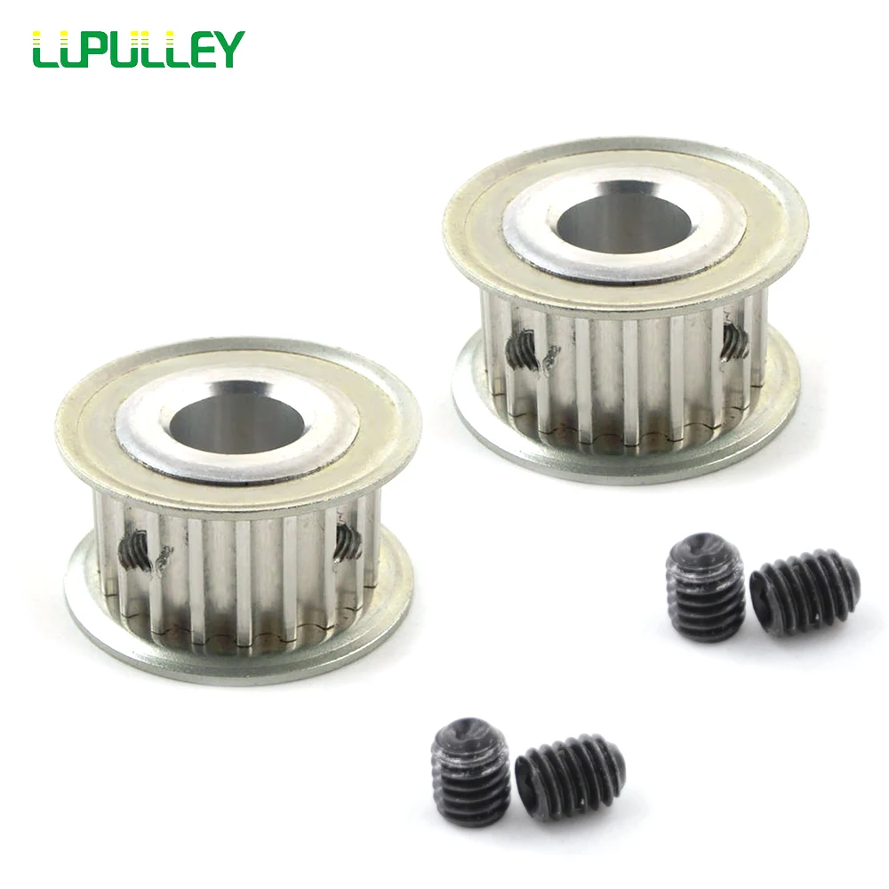 

LUPULLEY 2PCS 5M 15T Timing Pulley 16mm Belt Width Bore 12mm/5mm/6mm/6.35mm/7mm/8mm/10mm 5mm Pitch Synchronous HTD Belt Pulley