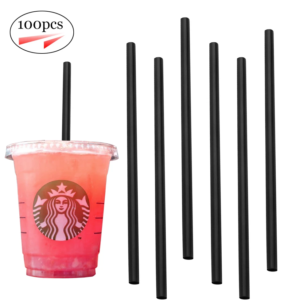 Drinking Straws Disposable PP Straws Long Drinking Smoothie Straws Jumbo Plastic Straws for Bubble tea,Milkshake Coffee,Juice,S