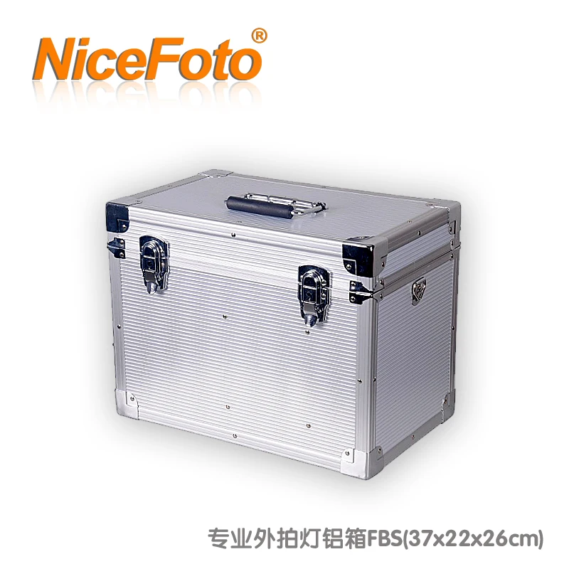 

NiceFoto outdoor flash light aluminum case 37x22x26cm