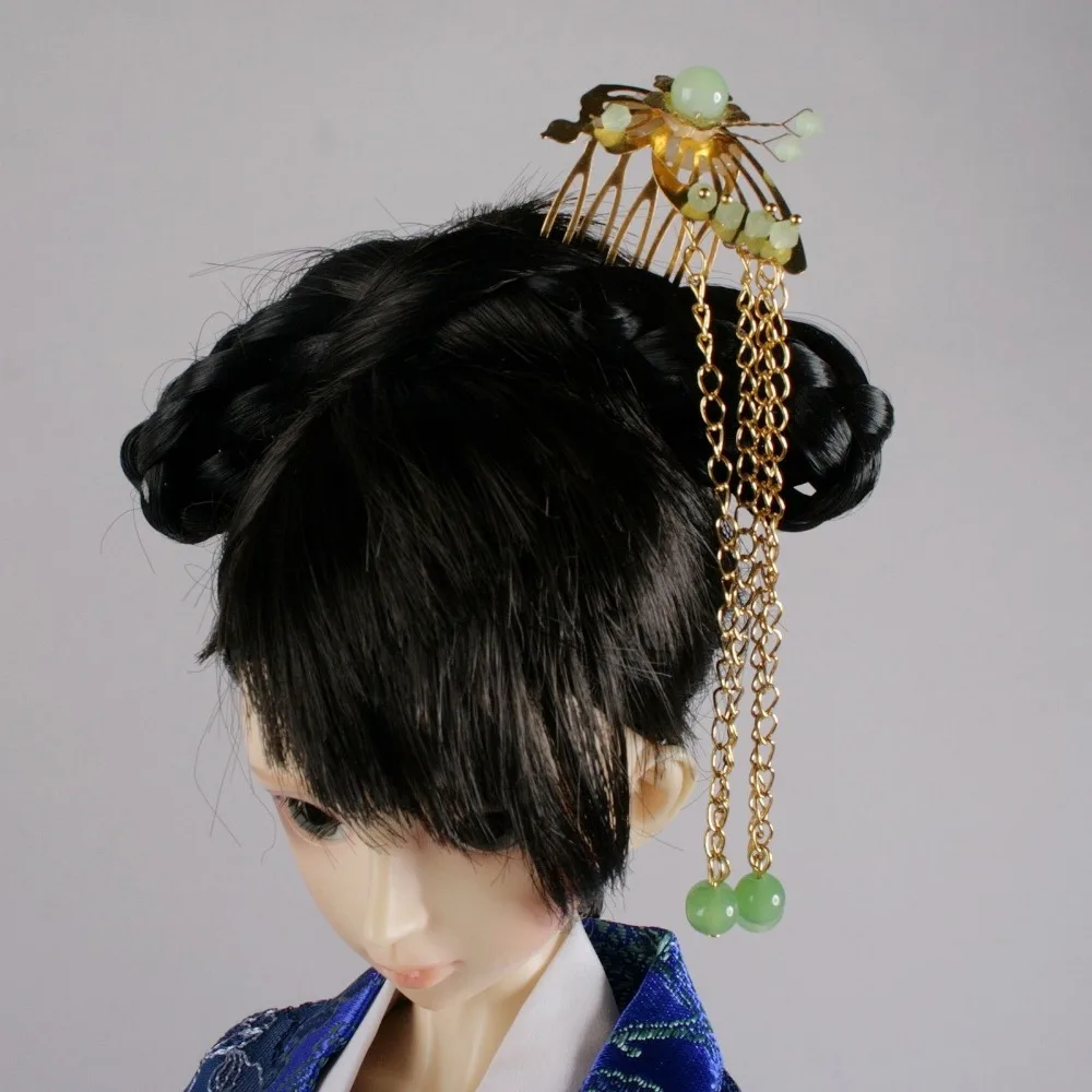 [wamami] 699# Golden&Green Classical Hairpin/Stick/Pin For 1/3 SD AOD DZ BJD Dollfie