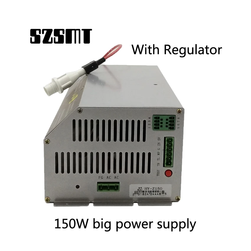 แหล่งจ่ายไฟใหม่คุณภาพสูง Z150 150 วัตต์ CO2 เลเซอร์แหล่งจ่ายไฟสำหรับ 150 วัตต์ 1850 มิลลิเมตรแก้วหลอด