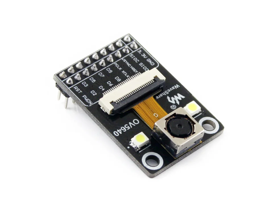 Camera Module Based on OV5640 Image Sensor, 5 Megapixel (2592x1944), Auto Focusing with Onboard Flash LED