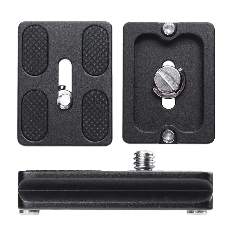 ALLOYSEED PU-50 Universal Metal Quick Release Plate Camera Tripod Adapter Mount Plate Board For Benro Arca Tripod Ballhead