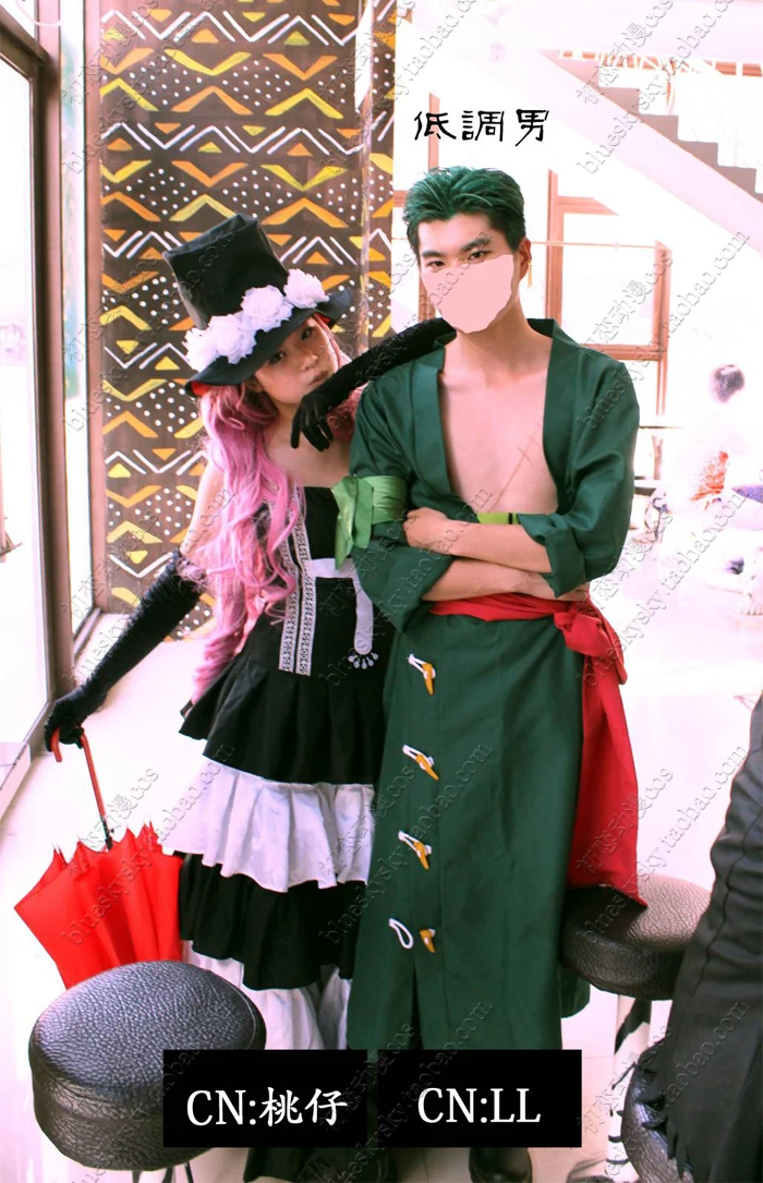 Perona anime cosplay costume qualquer tamanho para mulher/homem 11