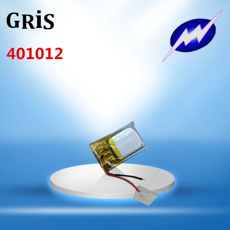 Batería de polímero de litio de 3,7 V, auriculares Bluetooth A6, batería de iones de litio recargable, 401012, 40MAH, MP3