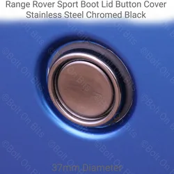 RR Sport P38 Chrome Boot Door Cover Trim Tailgate Release Button Switch Cover for Range Rover