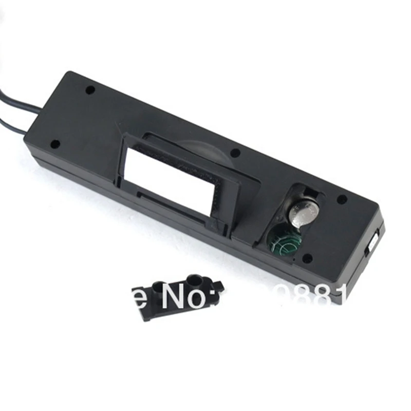 3in1 LCD termometro digitale per auto orologio 12V 24V Monitor di tensione del veicolo misuratore di temperatura voltmetro blu arancione
