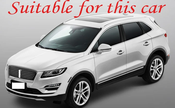 For lincoln mkc 2017 2018 2019 Car Side Windows Wind Deflectors Windshield Tinted Sun Visors Accessories 4PCS