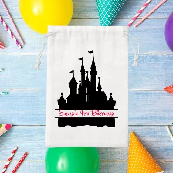 personalized text Castle birthday wedding Bachelorette Hangover Survival Kits party Candy pouches Perfect Blend favor bags