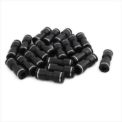 

20Pcs Pneumatic Air 2 Way Quick Fitting Straight Push In Connector 6mm Tube Hose