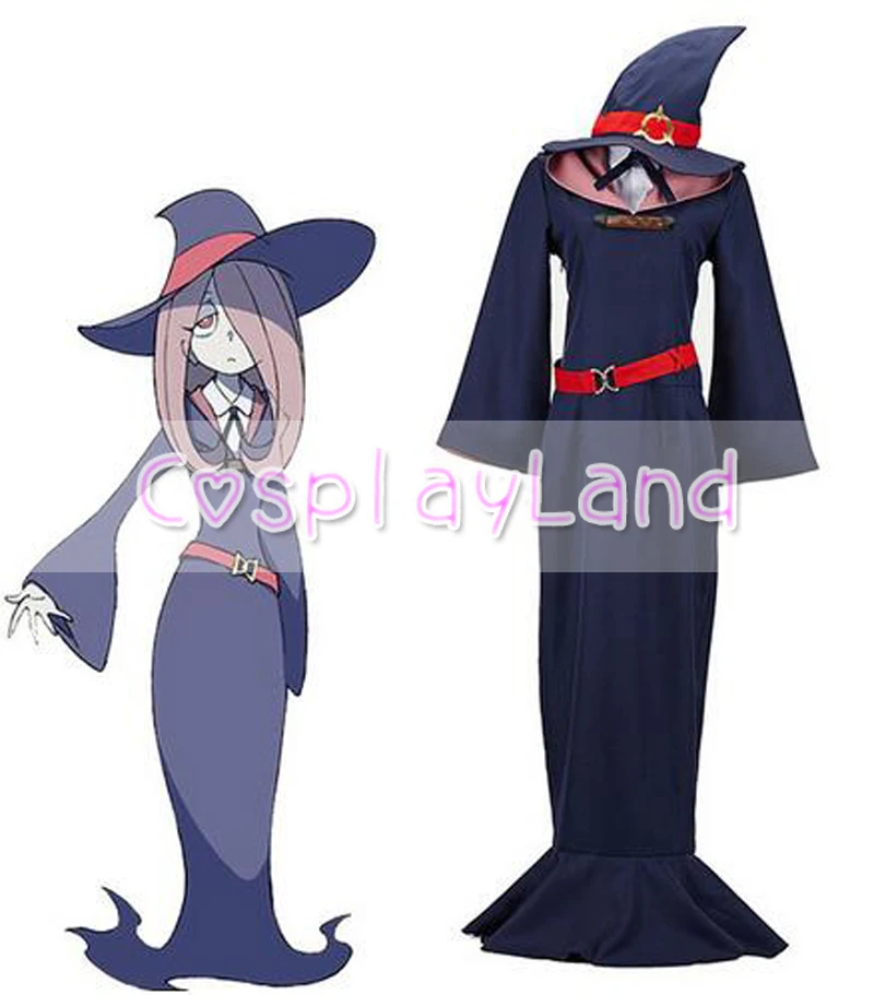 

Little Witch Academia Sucy Mambavaran Dress Uniform Outfit Anime Cosplay Costume Carnival Halloween Costumes for Adult Women