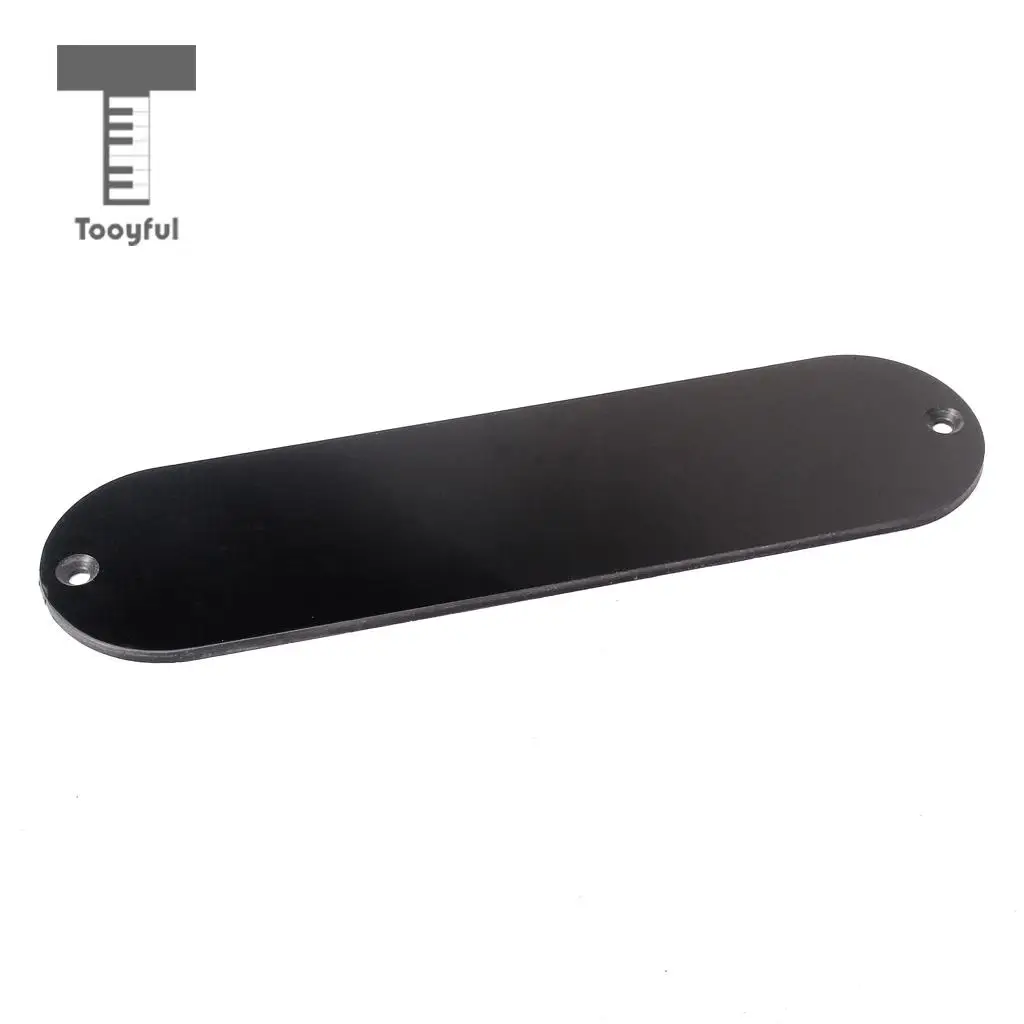 Tooyful Black Plastic Electric Guitar Control Plate for Telecaster Tele Guitar String Musical Instrument Accessory