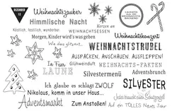 Niemiecki tekst przezroczysty przezroczysty silikonowy stempel pieczęć DIY Scrapbooking Album fotograficzny dekoracyjny przezroczysty stempel A0707