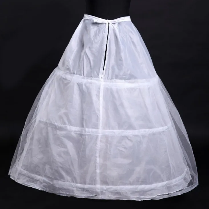 Jupon de mariée, 3 cerceaux, jupe de Mariage en Crinoline, robe de bal, accessoires de Mariage, 2020