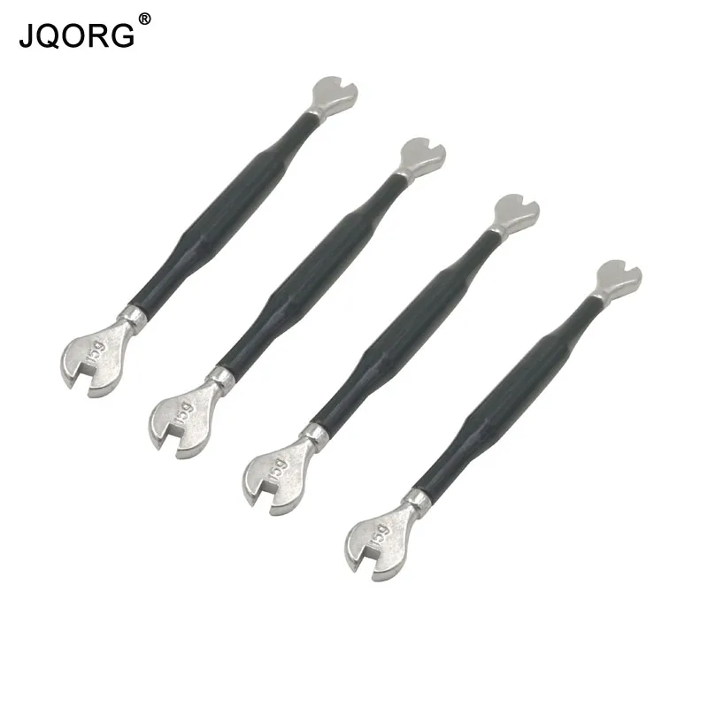 

JQORG Spoke Wrench 14G&15G Double Size MTB Straight Pull Hubs' Spoke Wrench Cr Steel Material Bicycle Repair Tools Spoke Spanner