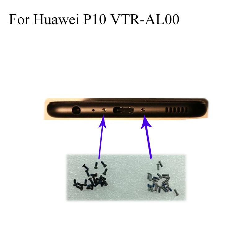 

Нижние Винты док-разъема для Huawei P10 P 10 Запасные части для ремонта