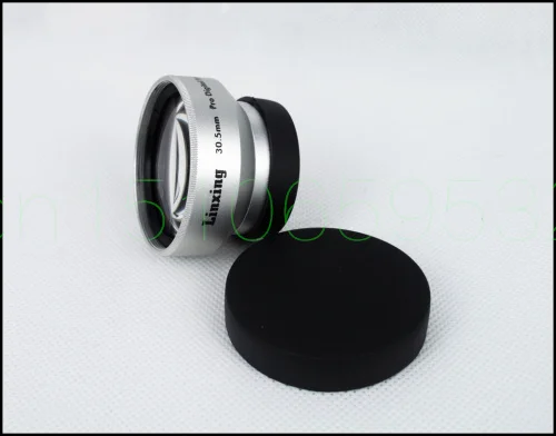 Teleobjetivo telescópico de 30,5mm y 2.0x, lente para videocámara de 30,5mm, 2x plateado