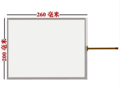 

For 12 inch 4 line 4:3 small interface 260*200 mm Industrial Digitizer Resistive Touch Screen Panel Resistance Sensor