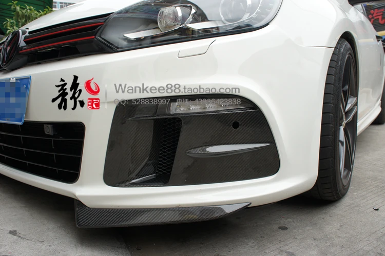 Fit for Volkswagen Golf 6 R20 R OS carbon fiber inlet air line grille    Racing Grills  grille