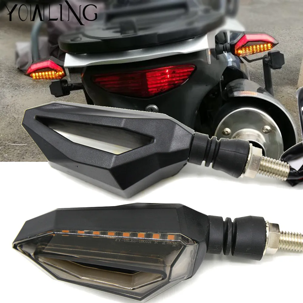 

For HONDA CB400 CB-1 CBR250RR CBR400 RR CBR250 NC750X Motorcycle Super Bright 14 LED Turn Signal Lights Indicator Amber Blinker