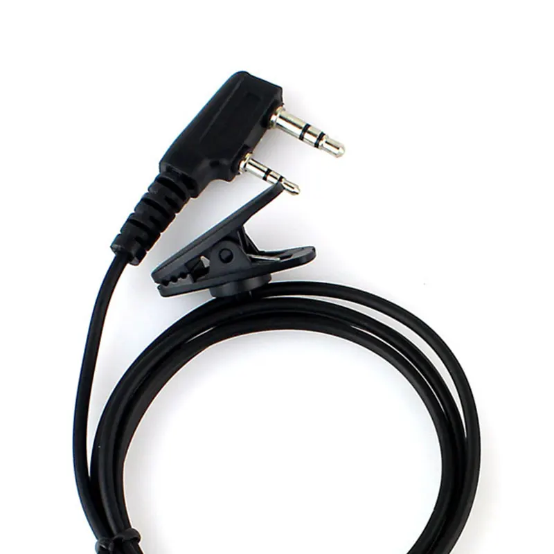 Two Way Ham Radio Headset 2 Pin Earpiece For Baofeng Walkie Talkie Earwear Headphone Earphone K Plug Accessories With Smile Face