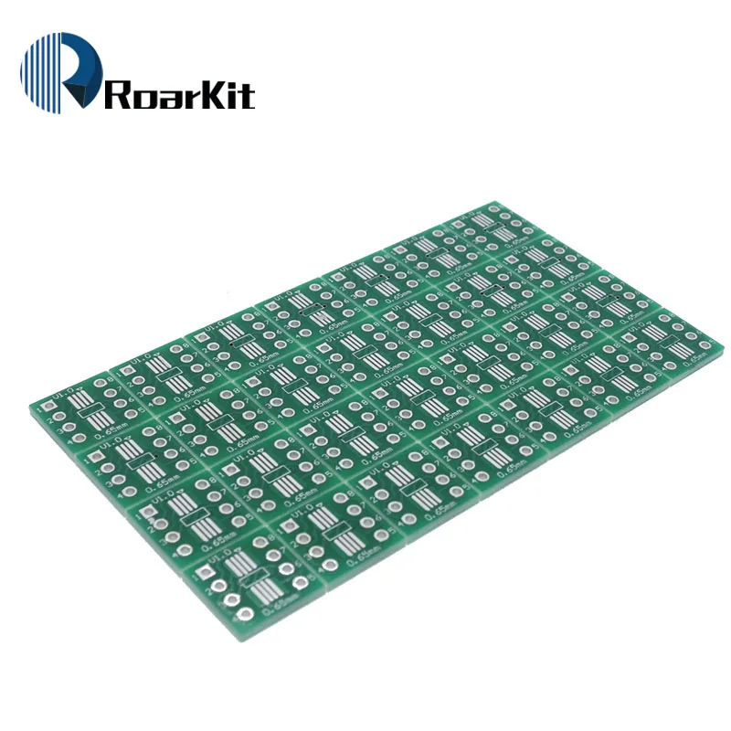 50PCS SOP8 SSOP8 SOIC8 TSSOP8 to DIP8 Interposer Module PCB Board IC adapter Socket Plate 0.65/1.27MM