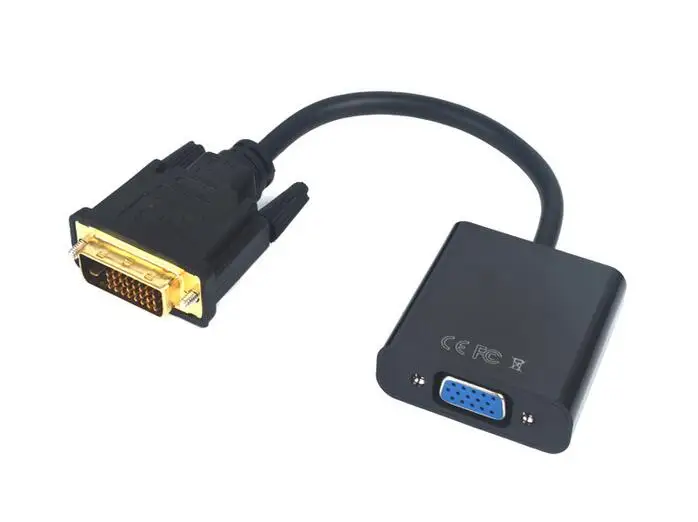 

10 шт., кабель-переходник с DVI D на VGA 24 + 1 15pin