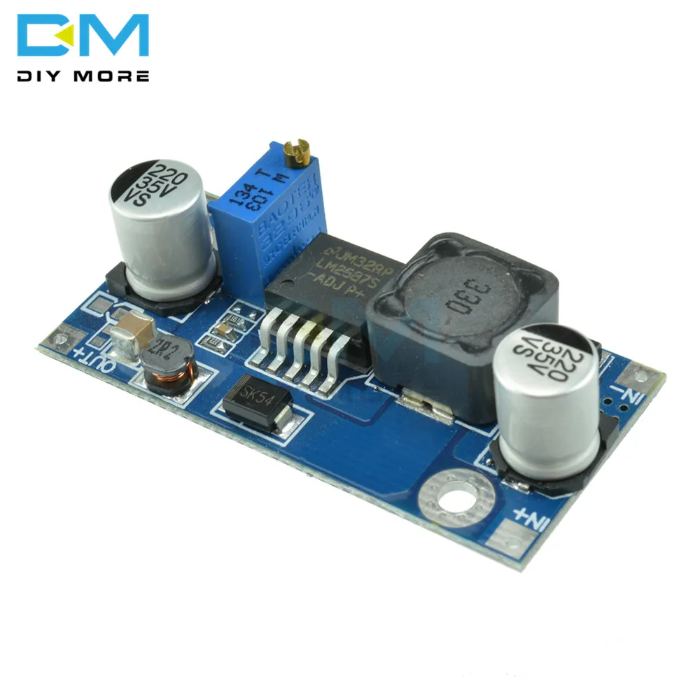 LM2587 DC DC-DC Boost Converter 3-30V Step up to 4-35V Power Supply Module MAX 5A Board