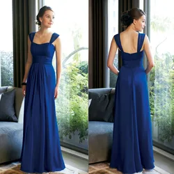 2021 günstige Lange Royal Blue Brautjungfer Kleider Plus Größe Unter 50 Champagner Rose Lila Teal Türkis Rot Zu Hochzeit Party kleid