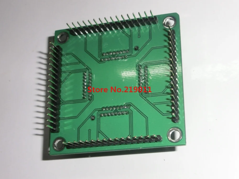 QFP64 TQFP64 LQFP64 with PCB Test Burn-In Socket Adapter Enplas OTQ-64-0.8-01