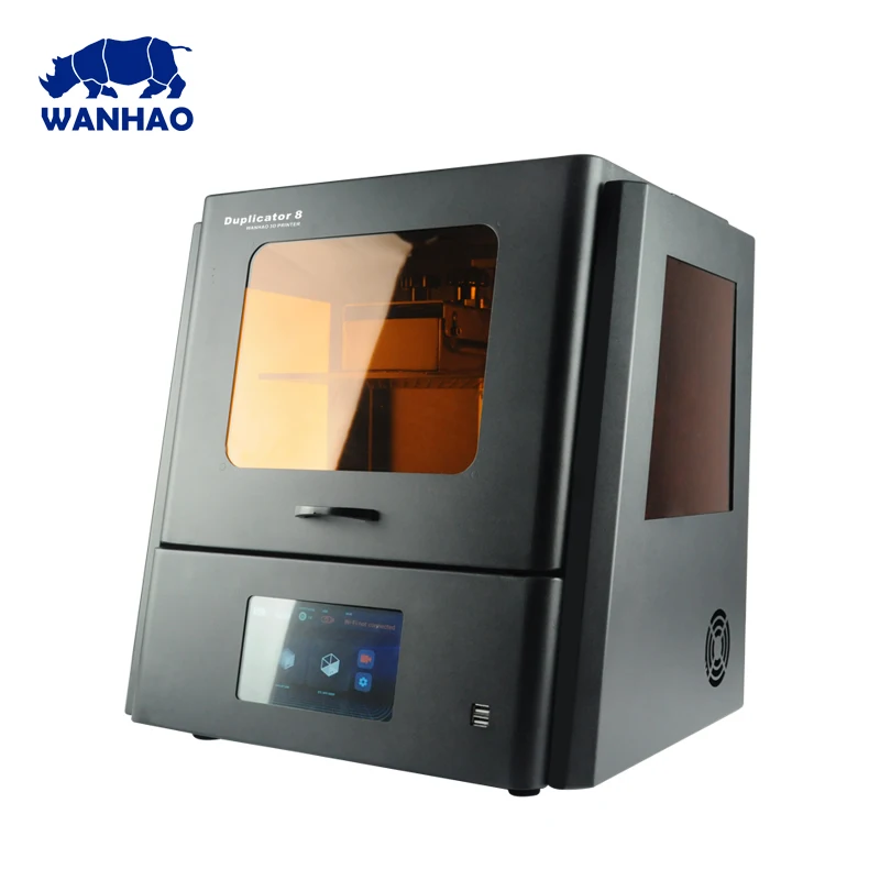 

2018 WANHAO biggest cheap DLP LCD SLA Resin Jewelry Dental 3D Printer D8 with touch 8.9 inch screen