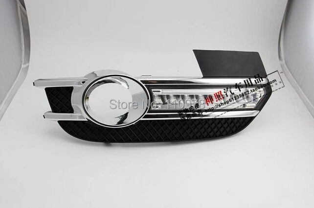 Free Shipping One Year Warranty! Pair New LED Daytime Running Light Driving Fog DRL Fit For Audi Q3 SUV 2013 2014 13 14 image 2