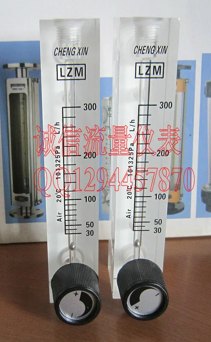 LZM-9T panel type air flow meter adjustable flow meter 16-160L/h gas flowmeter